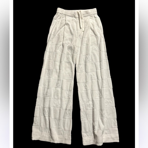 MAGNLENS Pants - MAGNLENS  Textured Logo Wide Leg Pants NWT Small